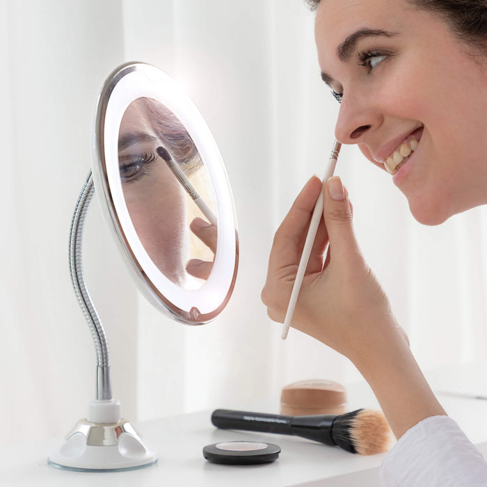 Espejo de aumento con luz LED - LongFit Care - Belleza